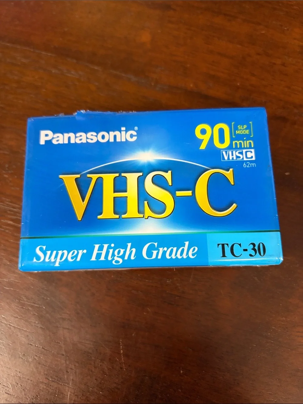 Panasonic VHS-C Super High Grade Tape TC-30 90 Minutes Factory Sealed - Lof of 2